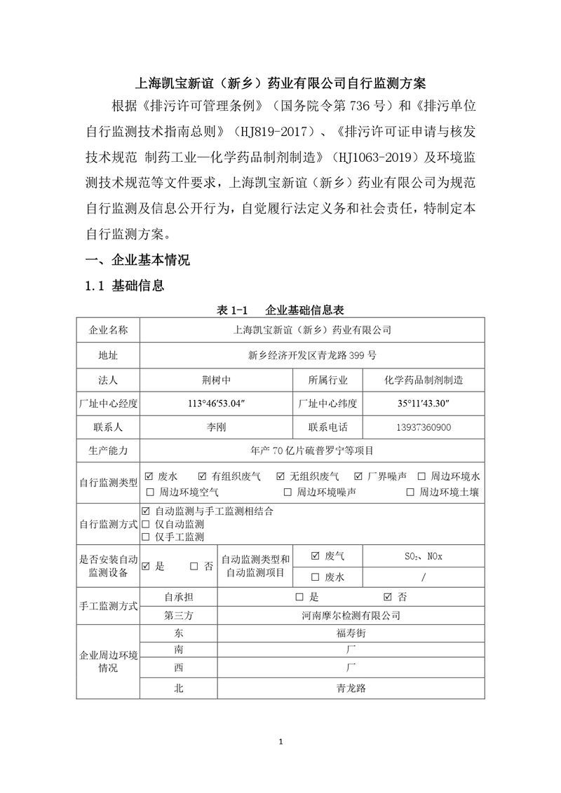 上海凱寶新誼（新鄉(xiāng)）自行監(jiān)測方案2025_page-0002